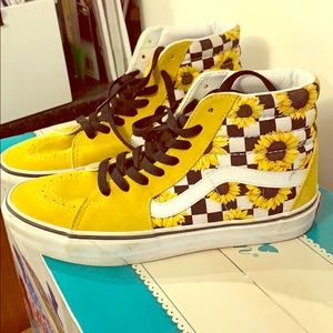 CUSTOM SUNFLOWER VANS